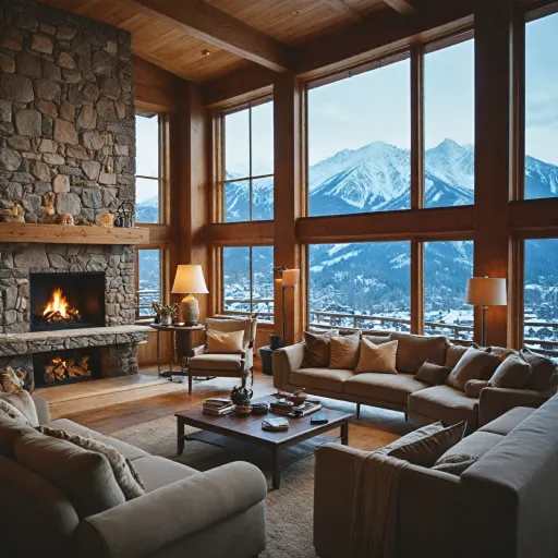 Experience refined elegance at a ski resort with luxury suites